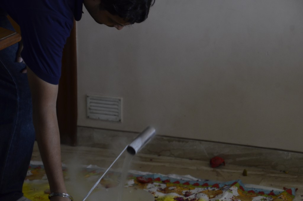 Pouring Liquid Nitrogen